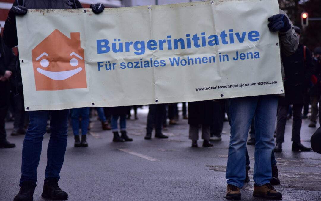 Protest gegen das HSK der Stadt Jena