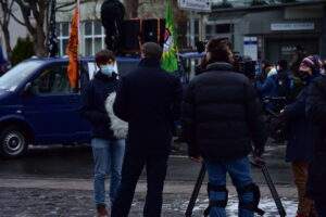 Protest gegen das Haushaltssicherungskonzept