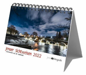 Jena Tischkalender 2022 im Format DIN A5 zum Aufstellen