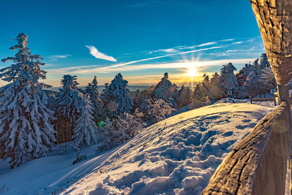 Sunset auf dem Inselsberg