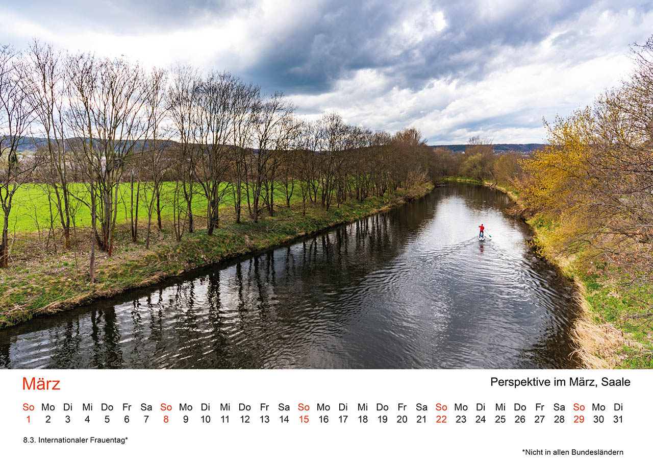 März: Saalelandschaft an der Stadtrodaer Straße März: Saalelandschaft an der Stadtrodaer Straße